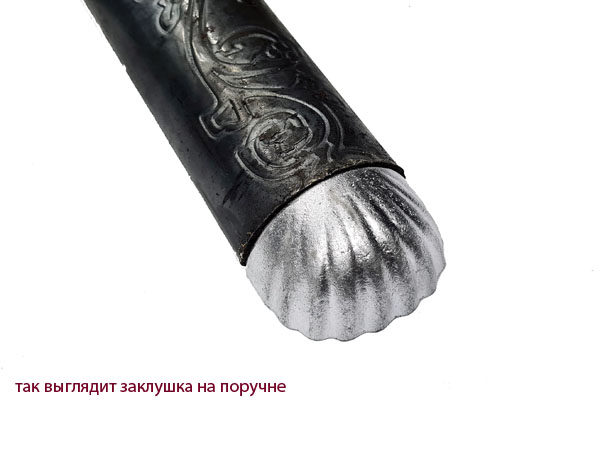 Заглушка пустотелого поручня сеч. 60*50 мм Заглушка пустотелого поручня сеч. 60*50 мм