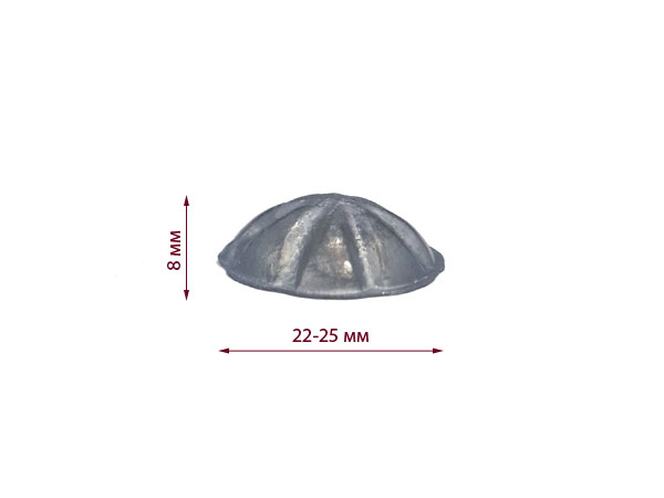 Заклепка 22-25*8 мм арт. 1901 Заклепка 22-25*8 мм арт. 1901