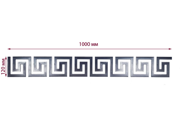 Декоративная панель 3*120*1000 мм Версаче, арт. 5330 Декоративная панель 3*120*1000 мм Версаче, арт. 5330